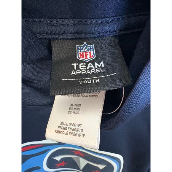 NFL Outerstuff Boys Tennessee Titans Logo Performance Hoodie Blue Size XL 18/20 - Picture 4 of 6